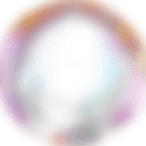 irridescent color semi-transparent bubble