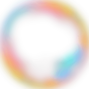 irridescent color semi-transparent bubble